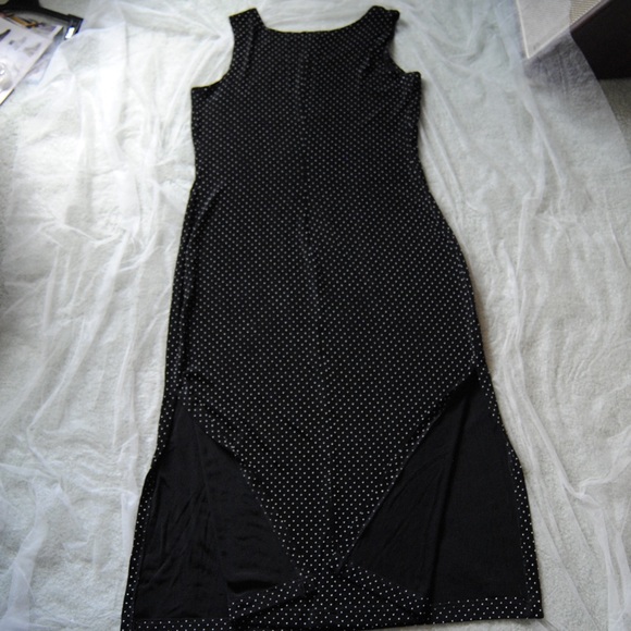 90’s Vintage Polka Dot Maxi Dress - Picture 3 of 3